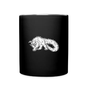 Tierwelt Binturong Polynesien Natur Bärenkatze - Tasse einfarbig - Schwarz - Vorne