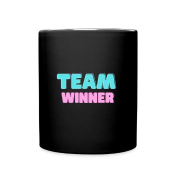 Team Winner Winner Daughter Sport Football Sport - Full Colour Mug - black - Front