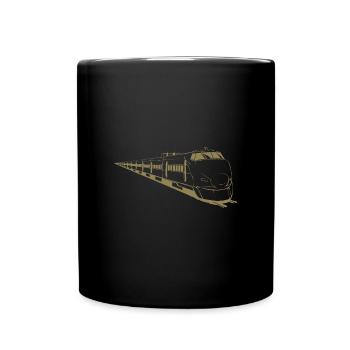 Conception de locomotives ferroviaires - Mug uni - noir - Devant