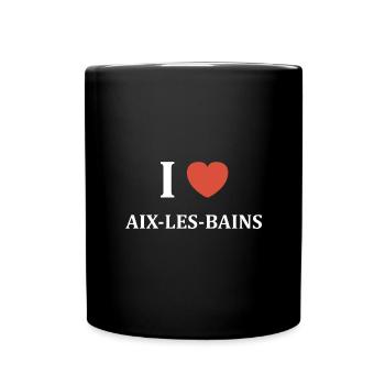 i love Aix les Bains - Mug uni - noir - Devant