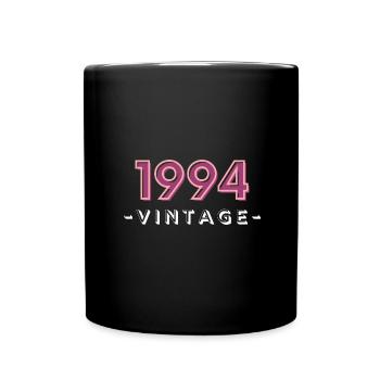 born 1994 gift idea birthday year 94 - Full Colour Mug - black - Front