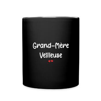 Grand Mère Veilleuse - Mug uni - noir - Devant