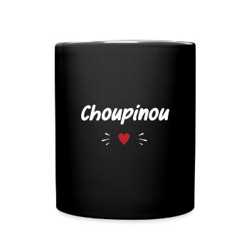 Choupinou - Mug uni - noir - Devant