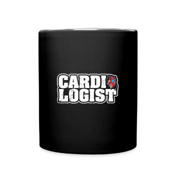 Formation cardiologue Profession cardiologie Coeur - Mug uni - noir - Devant