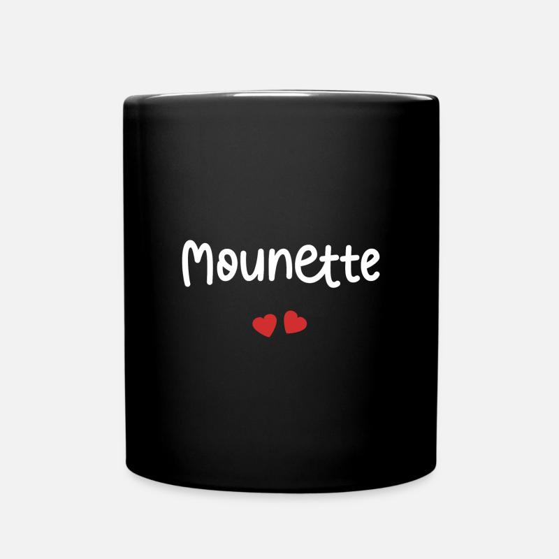 Mounette - Mug uni - noir