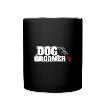 Groomer Hunde Spruch Hundepflege Geschenk Hunde - Tasse einfarbig - Schwarz - Vorne