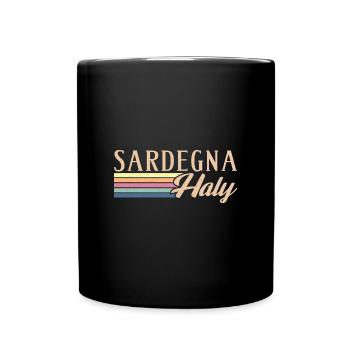 Italy Italia Summer Sardinia Island Trip - Full Colour Mug - black - Front