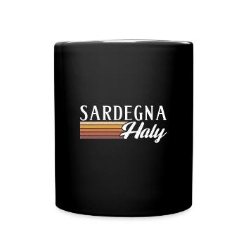 Italy Italia Summer Sardinia Island Trip - Full Colour Mug - black - Front