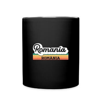 Rumänien Reise Sommer Balkan Bukarest - Tasse einfarbig - Schwarz - Vorne