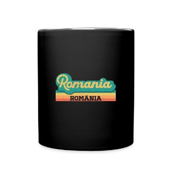 Rumänien Reise Sommer Balkan Bukarest - Tasse einfarbig - Schwarz - Vorne