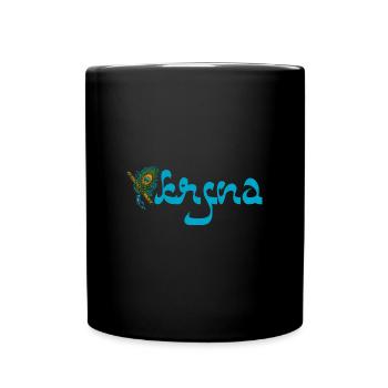Hindu Indien Buddhist Krishna Flöte Musik - Tasse einfarbig - Schwarz - Vorne