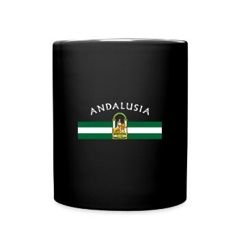 Andalusien Autonomie Spanien Sevilla Granada - Tasse einfarbig - Schwarz - Vorne