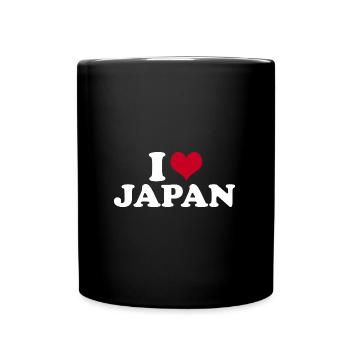 J’aime le Japon - Mug uni - noir - Devant