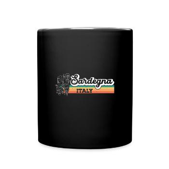 Italien Mittelmeer Strand Sardinien Sardisch - Tasse einfarbig - Schwarz - Vorne