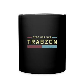 Trabzon Türken Trabzonlu Memleket Urlaub - Tasse einfarbig - Schwarz - Vorne