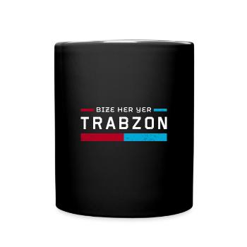 Trabzon Türken Trabzonlu Memleket Urlaub - Tasse einfarbig - Schwarz - Vorne