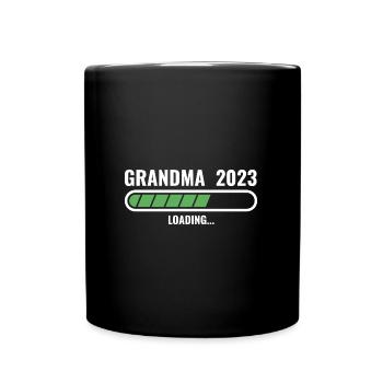 Promu Grand-mère 2023 Großmutter Oma - Mug uni - noir - Devant