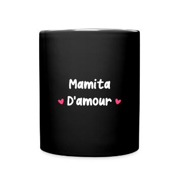 Mamita d'amour - Mug uni - noir - Devant