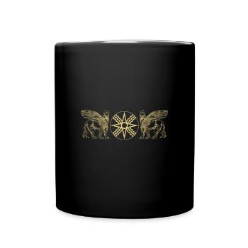 Faravahar Sumer Lamassu Perse Iran Babylone - Mug uni - noir - Devant