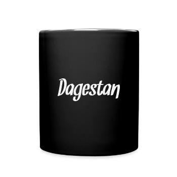 Dagestan Papakha Adler Flagge Herkunft Reise - Tasse einfarbig - Schwarz - Vorne