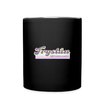 Amsteradam Niederlande Holzschuh National - Tasse einfarbig - Schwarz - Vorne