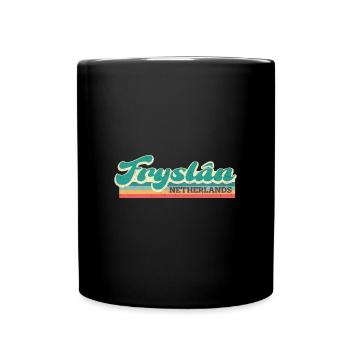 Amsteradam Niederlande Holzschuh National - Tasse einfarbig - Schwarz - Vorne