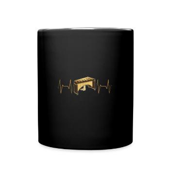 Vibraphonist Percussion Schlaginstrument Musik - Tasse einfarbig - Schwarz - Vorne