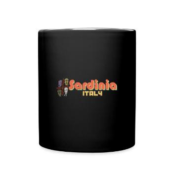 Italien Insel Mittelmeer Sardegna Sardinien - Tasse einfarbig - Schwarz - Vorne