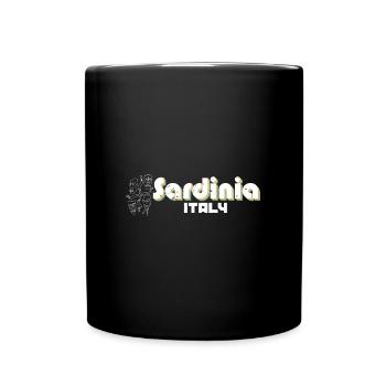 Italien Insel Mittelmeer Sardegna Sardinien - Tasse einfarbig - Schwarz - Vorne