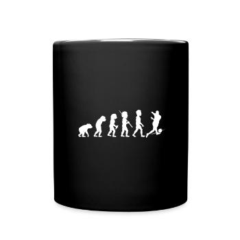 Football evolution - Full Colour Mug - black - Front