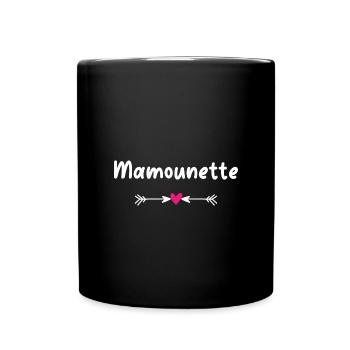 mamounette - Mug uni - noir - Devant