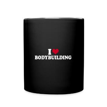 I Love Bodybuilding - Full Colour Mug - black - Front