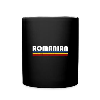Bukarest Rumänien Rumäne Balkan Urlaub - Tasse einfarbig - Schwarz - Vorne