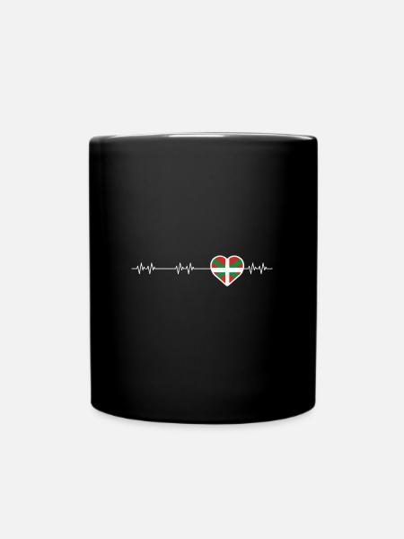 Baskische Basken Sprache Euskal Herria Region - Tasse einfarbig - Schwarz