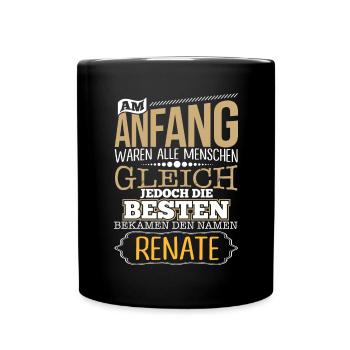 RENATE - Die Besten - Tasse einfarbig - Schwarz - Vorne