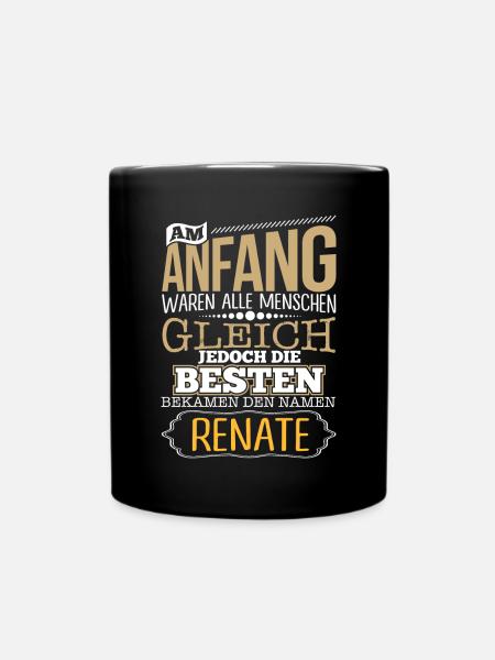 RENATE - Die Besten - Tasse einfarbig - Schwarz