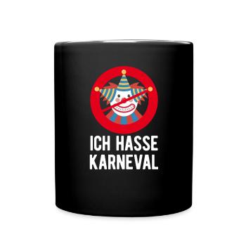 carnival hate anti carnival against carnival - Full Colour Mug - black - Front