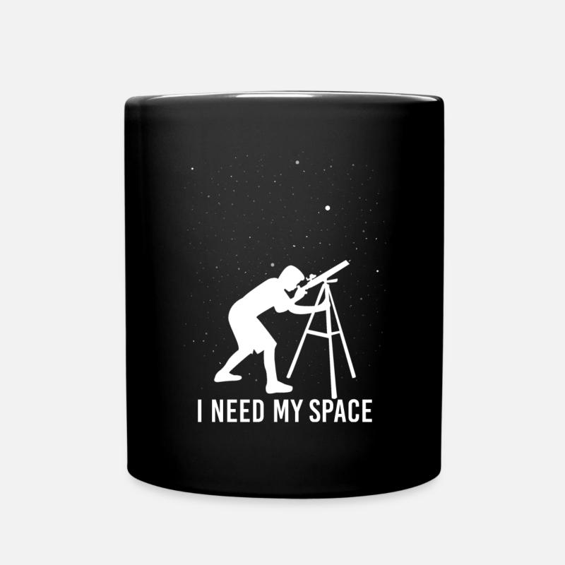 Astronomie Astronom Hobby Sterne Geschenk Planeten - Tasse einfarbig - Schwarz
