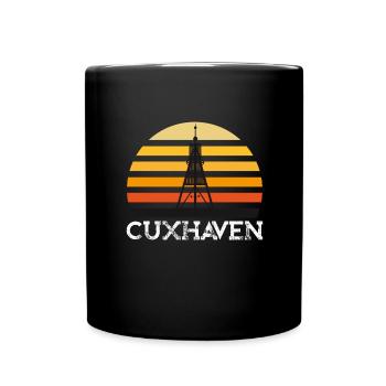 Cuxhaven Nordseestadt Cuxhaven Niedersachsen - Tasse einfarbig - Schwarz - Vorne