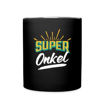 Uncle Super Uncle - Full Colour Mug - black - Front
