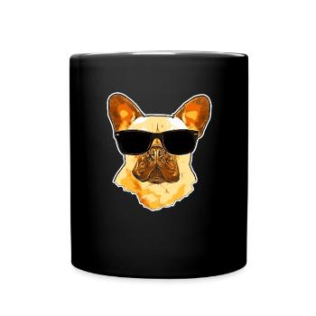 French Bulldog - Frenchie - French Bulldog - Full Colour Mug - black - Front