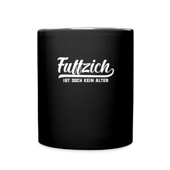 50. Geburtstag Geschenk zum 50. Geburtstag - Tasse einfarbig - Schwarz - Vorne