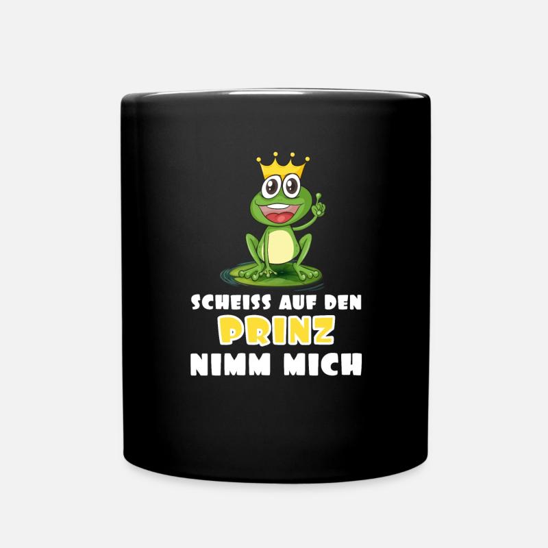 Lustiger Spruch lustige Sprüche - Tasse einfarbig - Schwarz