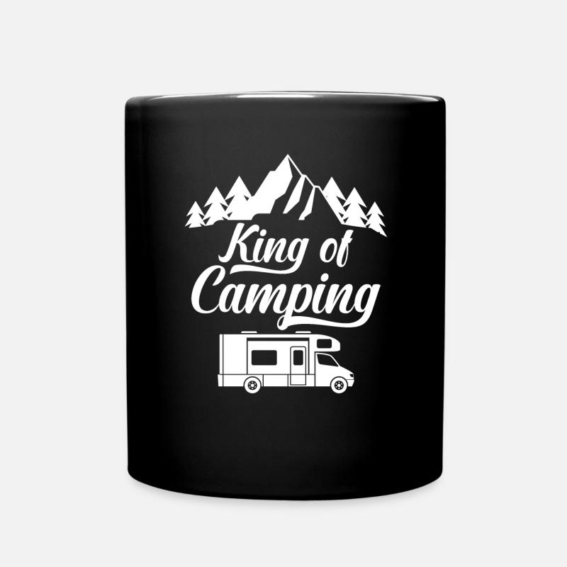 Camping, camping, gift, camping - Full Colour Mug - black