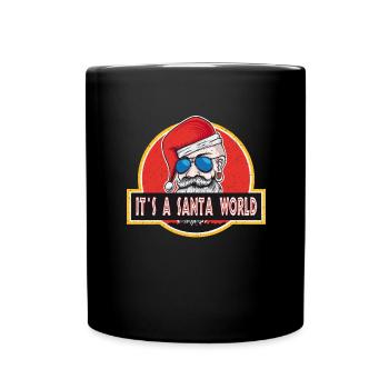 Ugly Christmas Santa Claus Santa Claus - Full Colour Mug - black - Front