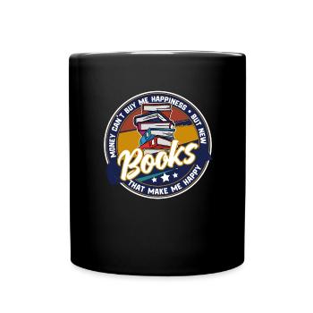 Books bookworm bookworm - Full Colour Mug - black - Front