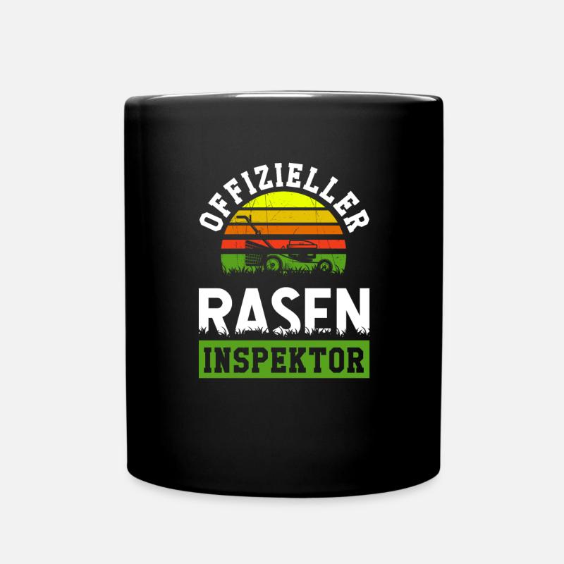 Gärtner Rasenmähen Hobbygärtner Rasenmäher - Tasse einfarbig - Schwarz