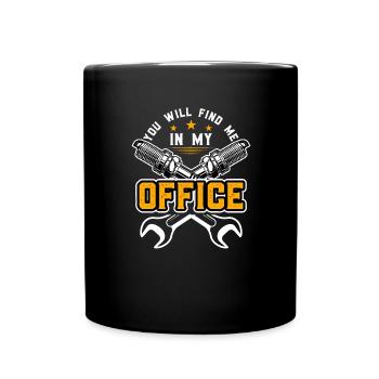 Mechanic Automotive Mechatronics Technician - Full Colour Mug - black - Front