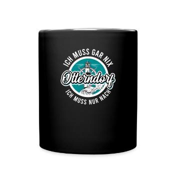 Otterndorf - Tasse einfarbig - Schwarz - Vorne