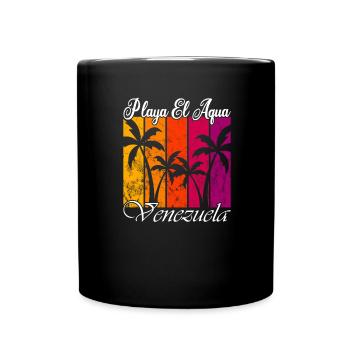 Playa El Aqua Venezuela - Full Colour Mug - black - Front